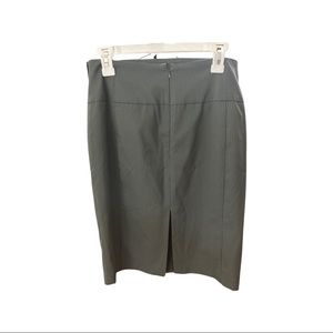 Pinstripe pencil skirt